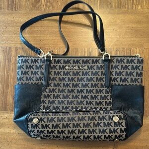 Michael Kors Black and Brown Women's Bag